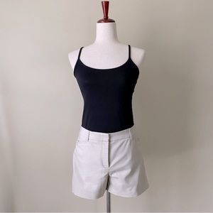 WHBM- The 5” Short, Light Beige Size 6